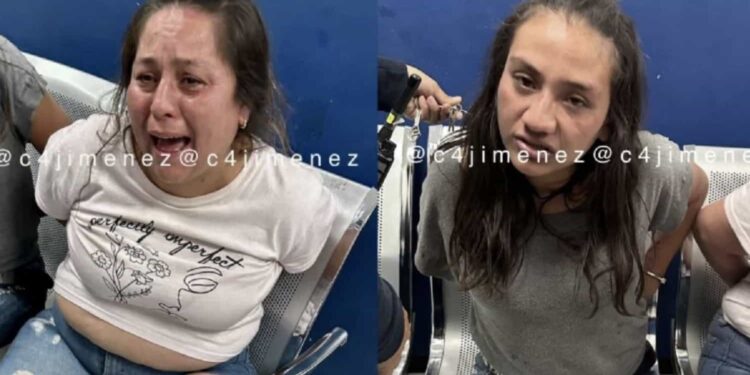 Dos mujeres fueron detenidas por golpear, y robarle el radio y el arma de fuego a una policía.
