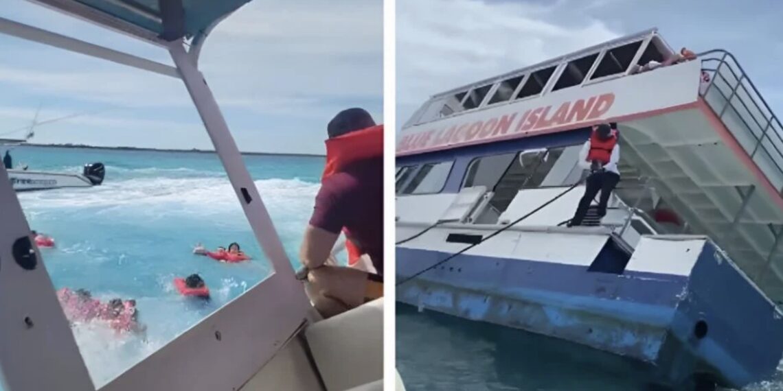 Varias personas resultaron lesionadas tras el accidente.