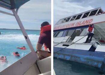 Varias personas resultaron lesionadas tras el accidente.