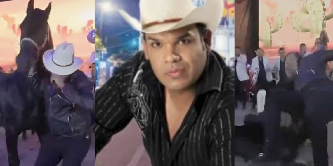 El video del accidente fue compartido en las redes sociales.