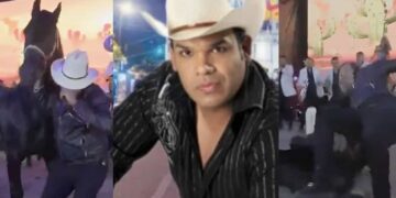 El video del accidente fue compartido en las redes sociales.