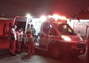 El joven terminó con una herida de gran tamaño en la pantorrilla