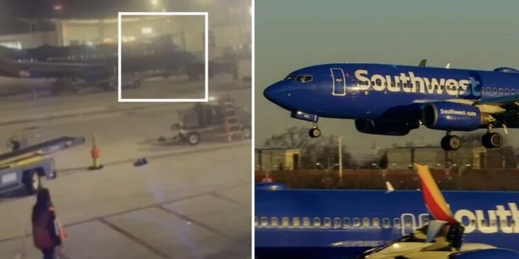 Pasajeros de un vuelo de Southwest Airlines vivieron momentos de terror cuando una persona logró abrir la puerta de emergencia