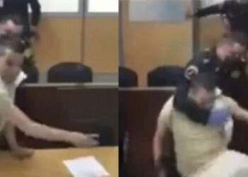 "Lo que escuchaste hijo de...": acusado explota durante la audiencia y agrede a un juez