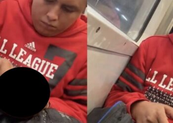 El insólito momento ocurrió en la Línea 5 del Metro de la Ciudad de México; autoridades investigan.