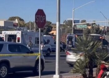 La Policía de Las Vegas instó a que los ciudadanos eviten la zona.