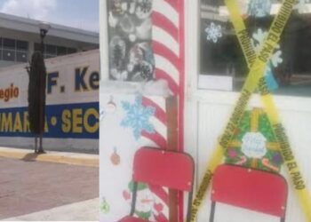 La trágica situación se dio en el Colegio John F. Kennedy ubicado en el fraccionamiento Héroes, del municipio de Tizayuca