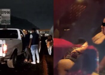 Una de las víctimas es un menor de 13 años; en lo que respecta al conductor, intentó huir, pero fue detenido por otros automovilistas.