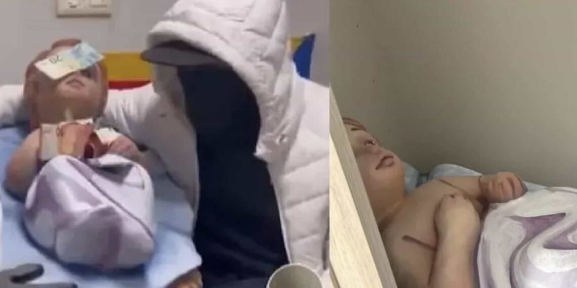 El video en el que un grupo de jóvenes pedía recompensa por el Niño Jesús fue difundido en TikTok.