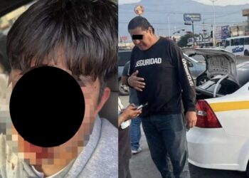 Acusan a taxistas de golpear a joven por un estacionamiento