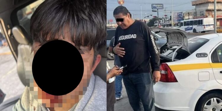 Acusan a taxistas de golpear a joven por un estacionamiento