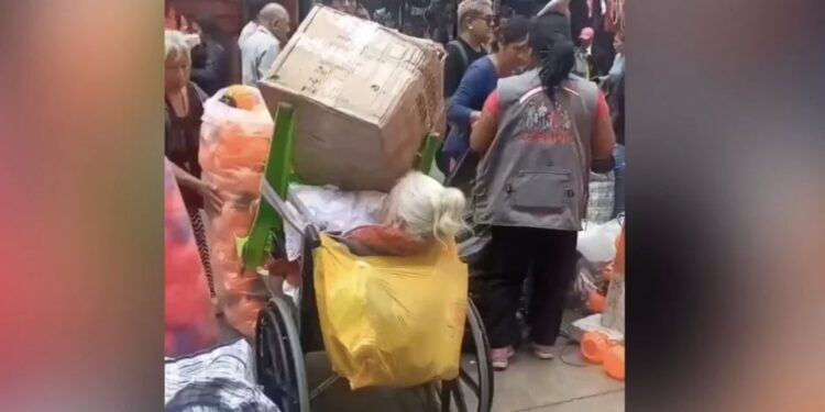 El video se ha difundido en redes sociales y los usuarios lo señalan como maltrato.