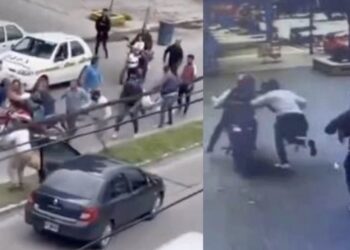 Los hechos ocurrieron en la avenida Roca, al sur de San Miguel de Tucucmán, Argentina, donde el empleado llevaba el dinero en una pequeña bolsa negra