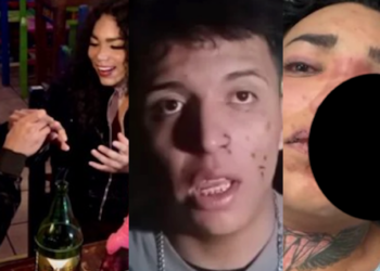 El prometido de la influencer reapareció y dio su versión de los sucesos violentos que vivieron este día