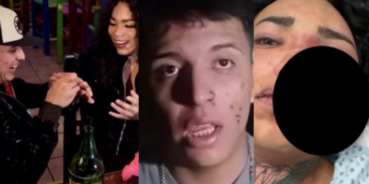 El prometido de la influencer reapareció y dio su versión de los sucesos violentos que vivieron este día