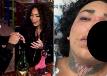 Paolita Suárez, como también se conoce a la influencer y mujer trans, aparece en el video recostada en una cama de hospital