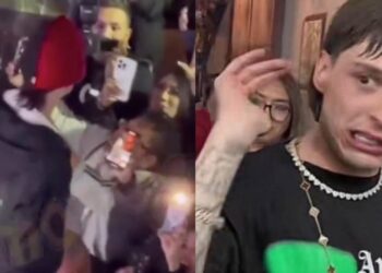 Peso Pluma agrede a fan en pleno concierto en vivo