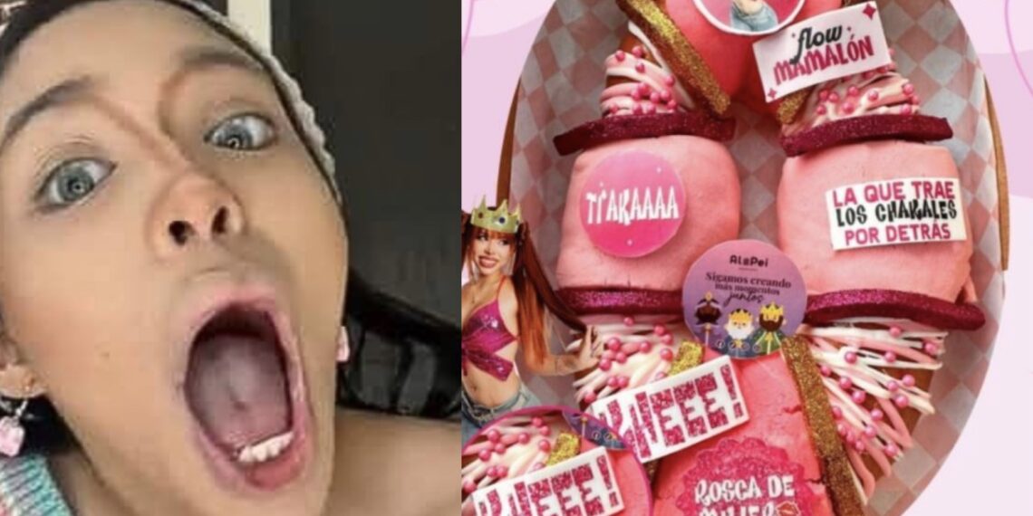 El panqué temático de la influencer para celebrar el Día de Reyes, es la nueva sensación viral de redes