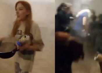 Todo ocurrió cuando un grupo de jóvenes se encontraban en una reunión, situación que sorprendió a todos los asistentes.