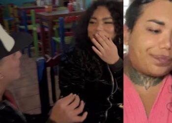 Paolita Suárez no podía creer lo que estaba pasando, pues incluso le preguntó a su pareja si era real la propuesta.