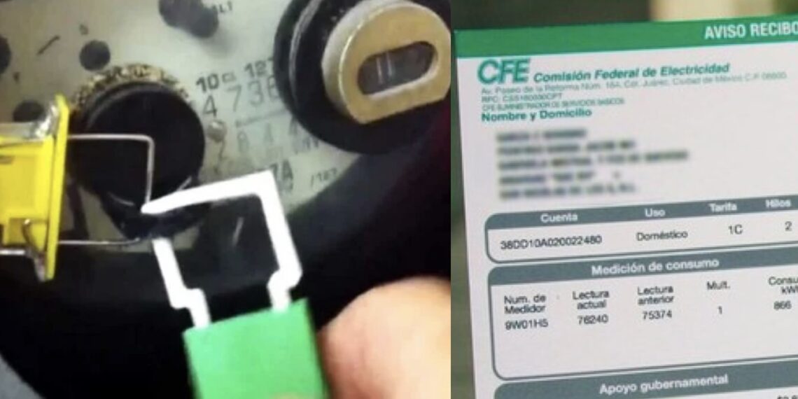 Por qué la CFE está poniendo candados amarillos y verdes en los medidores de luz