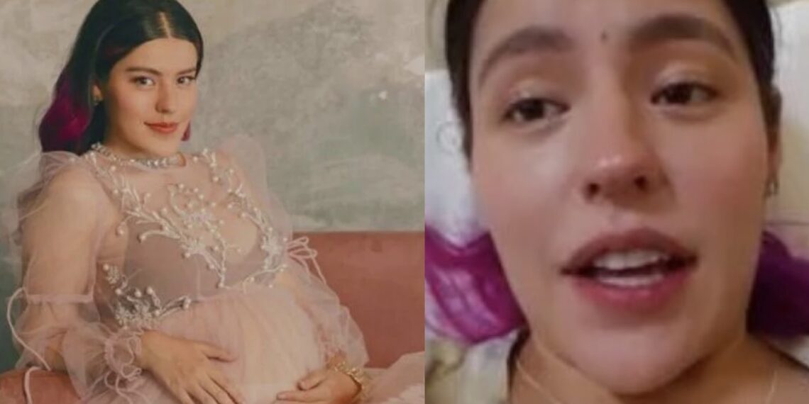 La youtuber dio a conocer mediante un video su estado actual de salud y el de su bebé.