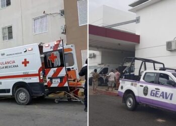 La madre del niño lesionado tardó algunos minutos en percatarse del accidente; minutos después llamaron a emergencias