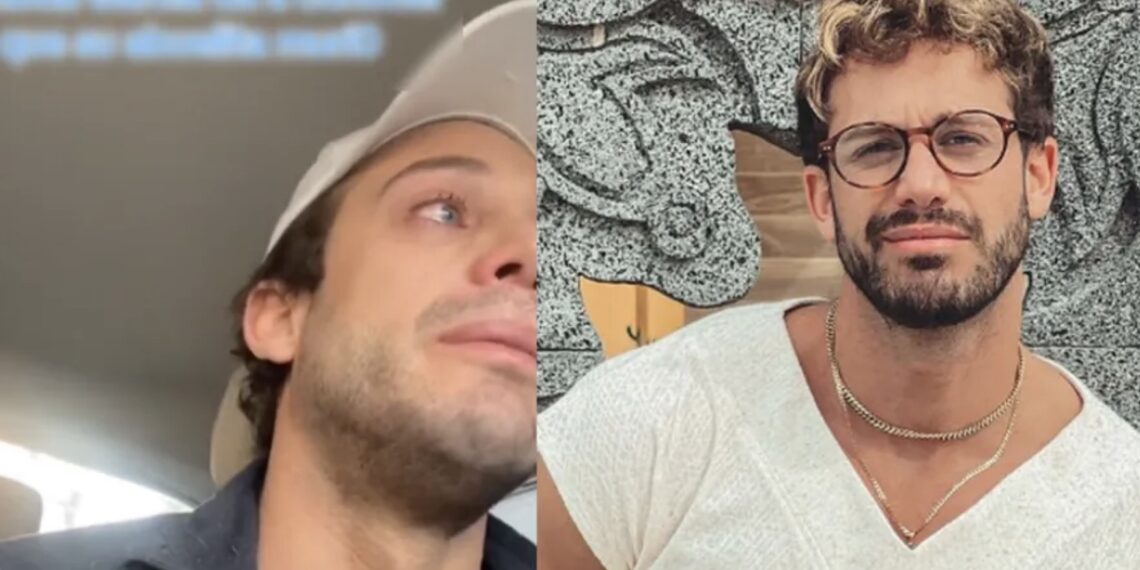 El actor no pudo contener las lágrimas al compartir la triste noticia.