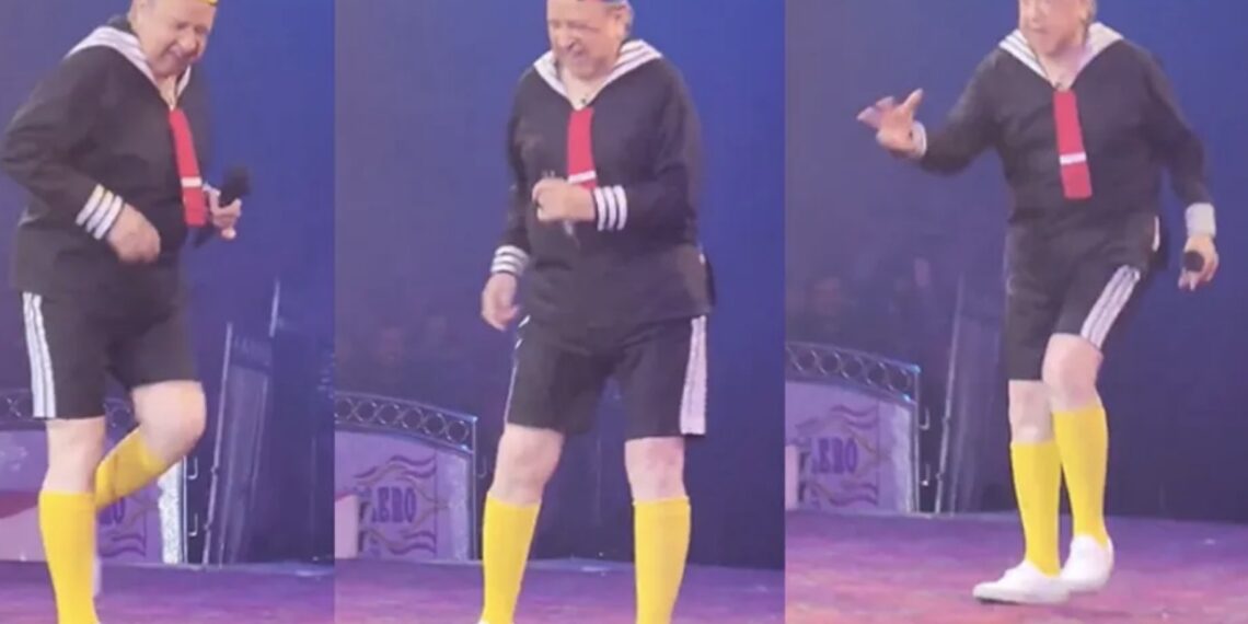 El famoso se volvió tendencia en redes sociales luego de realizar unos pasos de baile que encantaron a más de un internauta.