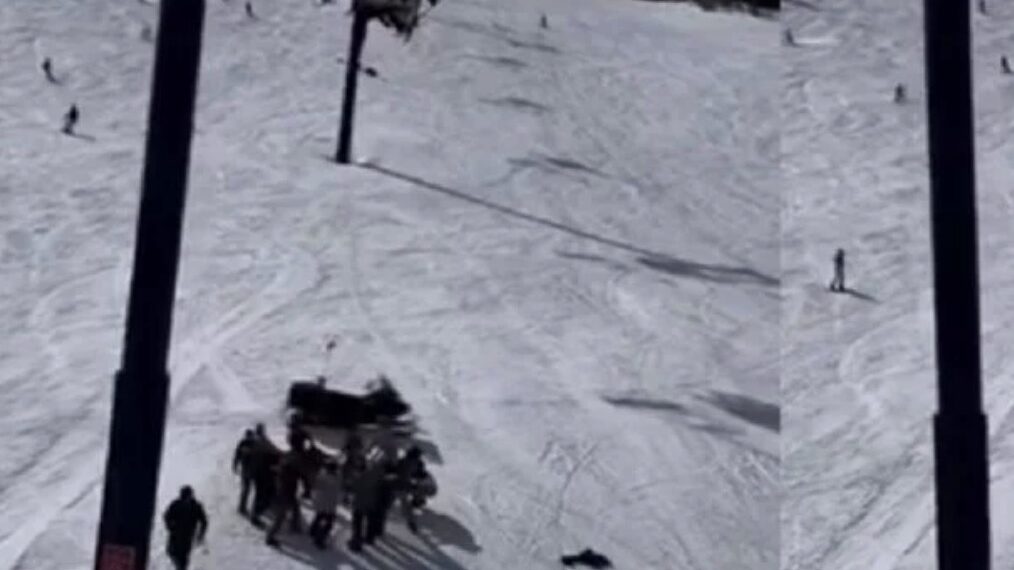 En la grabación se observa cómo falla el rescate y la menor cae al suelo luego de que le pidieran soltarse de la canastilla.