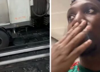 En TikTok se viralizo un video de un usuario expresando su asombro a ver que el metro tiene llantas.