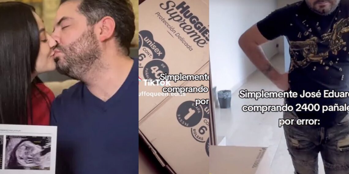 Paola Dalay, pareja del actor, se encargó de publicar el divertido momento en sus redes sociales.