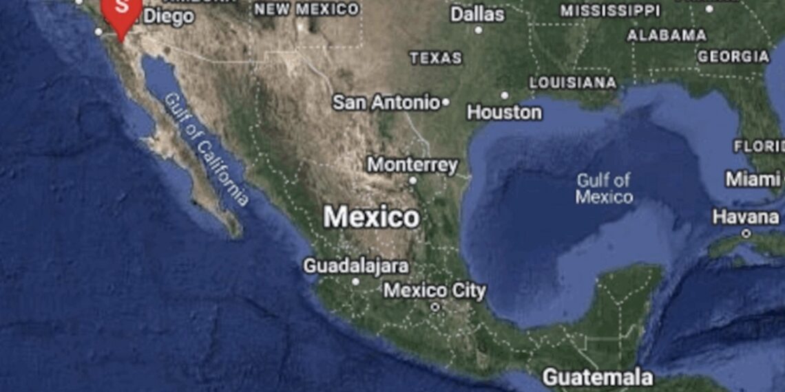 A las 2:36 horas de este lunes se registró un sismo de magnitud 5.3, con epicentro al suroeste de Santa Isabel en Baja California, reportó el Sismológico Nacional vía X