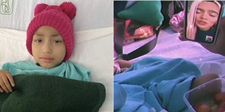 La "Bichota" le hizo una videollamada a la niña en la que le expresó su admiración.