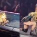 Madonna se encontraba realizando una difícil coreografía cuando, junto con uno de sus bailarines, terminó en el suelo por una caída