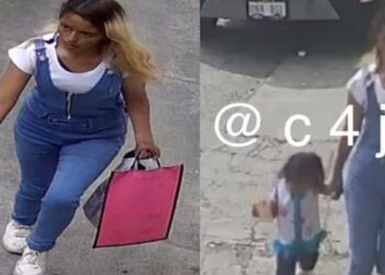 La persona que encontró a la niña, informó que la pequeña llevaba cinco pesos y un pan.