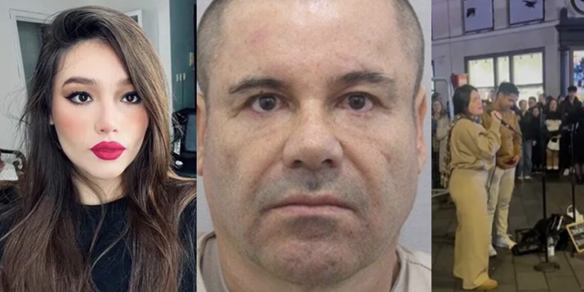 La nieta de 'El Chapo' Guzmán impresionó a más de un usuario con su talento, que salió a relucir en la plaza Leicester Square.