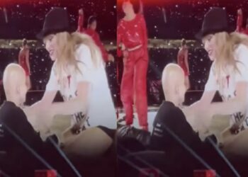 Durante su concierto en Australia, Taylor Swift interrumpió la actuación para saludar afectuosamente y abrazar a una fan extraordinaria