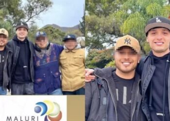 En redes sociales se viralizaron varias imágenes en las que se observa a Peso Pluma conviviendo con otros jóvenes en un anexo.