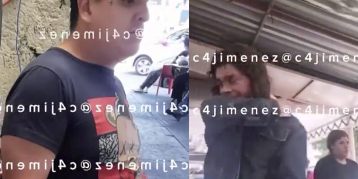 En redes se viralizó un video en el que se observa a un hombre prendiéndole fuego en el cabello a personas en situación de calle.