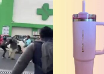 Coleccionistas de vasos se fueron a los golpes contra una mujer que compró varios termos para revenderlos.