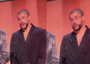 Estas fueron las palabras de Bad Bunny al presentar un premio en los Oscar 2024.