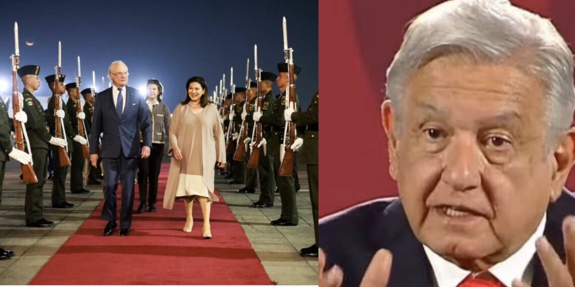 El rey Carlos XVI Gustavo y la reina Silvia de Suecia arribaron a México