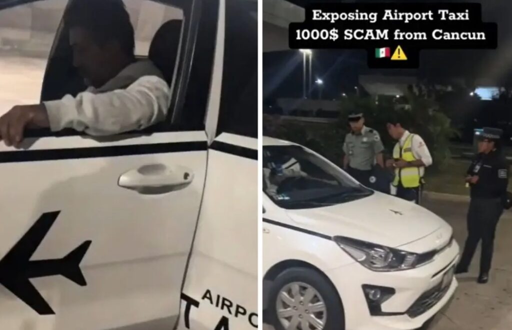 Cancún: Turista denuncia a taxista del aeropuerto por cobrarle mil dólares en viaje entre terminales. Noticias en tiempo real
