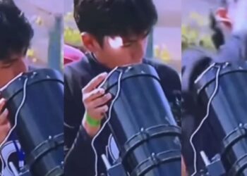 El dolor del chico fue captado en vivo por cámaras de lo que parece ser una televisora estadounidense.