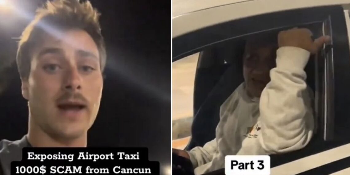 Haciendo la conversión, el chofer pretendía ganarse más de 17 mil pesos mexicanos de una terminal a otra en el aeropuerto.