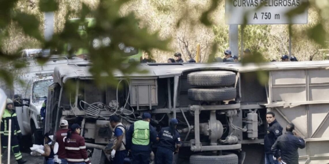 El accidente ocurrió sobre la carretera Capulín-Chalma, en el paraje de Guarda de Guerrero.