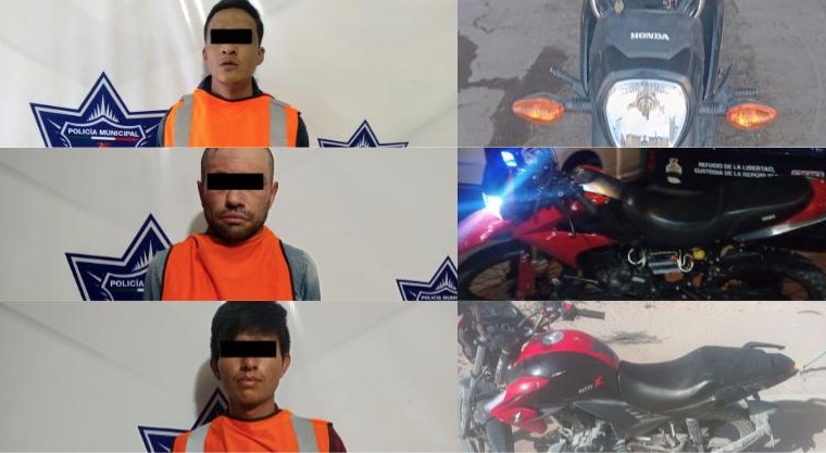 Paseaban en motos robadas, los detienen. Noticias en tiempo real