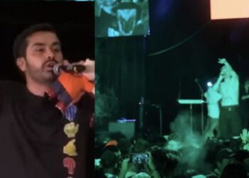 Jóvenes aprovechan cierre de Álvarez Máynez para consumir marihuana y cerveza gratis