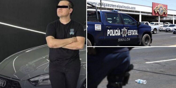 La víctima fue atacada a balazos afuera de su negocio.